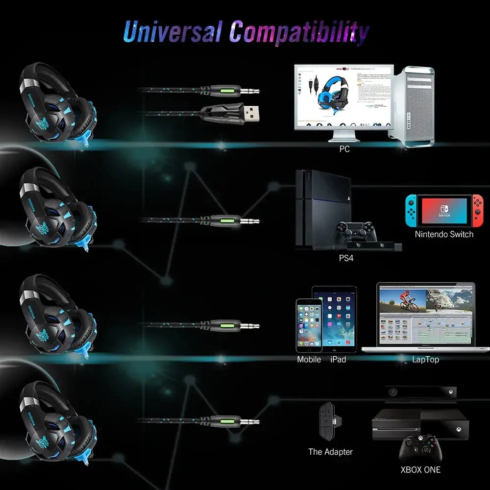 Gaming Headphones Electronics